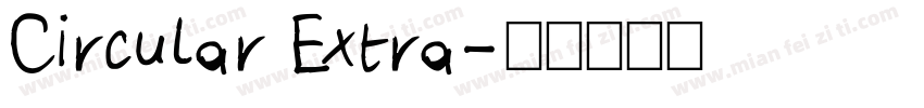 Circular Extra字体转换